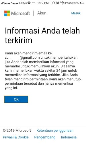 Cara mengatasi lupa kata sandi akun email outlook 24 Cara mengatasi lupa kata sandi akun email outlook 23