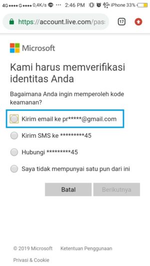 Cara mengatasi lupa kata sandi akun email outlook 4 Cara mengatasi lupa kata sandi akun email outlook 3