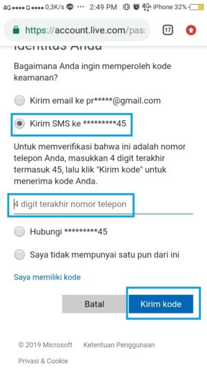 Cara mengatasi lupa kata sandi akun email outlook 12 Cara mengatasi lupa kata sandi akun email outlook 11