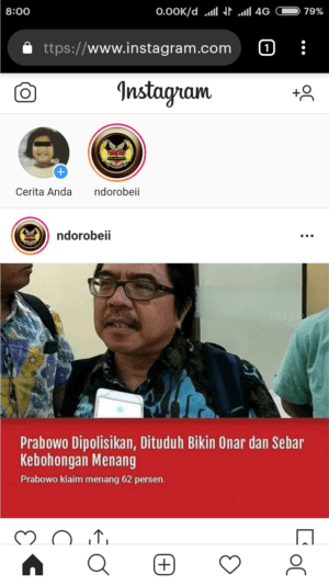 Bisakah pakai 1 akun Instagram di 2 HP? 2 Kamu sudah masuk akun Instagram via browser.
