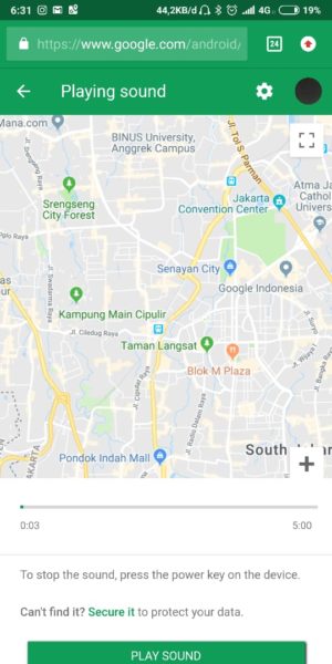 Cara melacak hp yang hilang dengan akun gmail (google) 4 Melacak Perangkat dengan Menggunakan Gmail