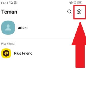Cara menghapus akun KakaoTalk 1 “Pengaturan umum” untuk masuk ke pengaturan KakaoTalk