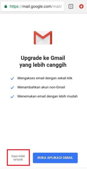 Cara menghapus pesan email sekaligus di kotak masuk gmail kamu 1 Halaman Gmail versi web browser