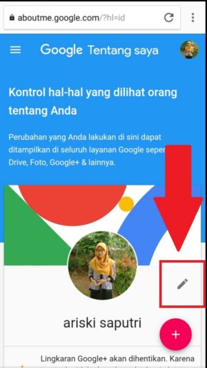 Cara mengubah foto profil email gmail di android 5 Tampilan saat gambar profil email berhasil diterapkan