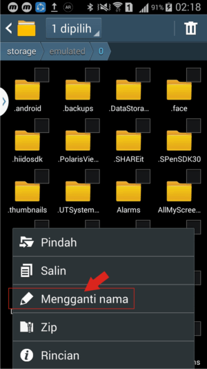 Diblokir sementara saat pakai whatsapp mod? Ini cara mengatasinya 5 Tekan lama untuk mengganti folder GBWhatsApp jadi WhatsApp.