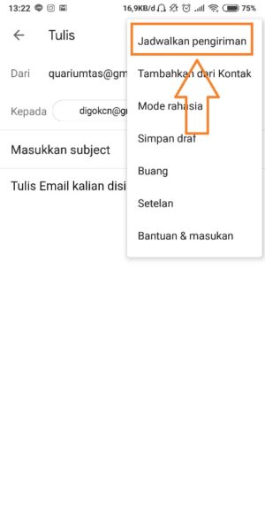 Cara setting pengiriman email terjadwal di gmail 5 Cara setting pengiriman email terjadwal di gmail 4