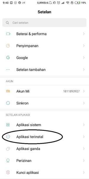 Cara mengembalikan Fitur Superzoom Instagram yang tidak muncul 5 Pilih Aplikasi Terinstal