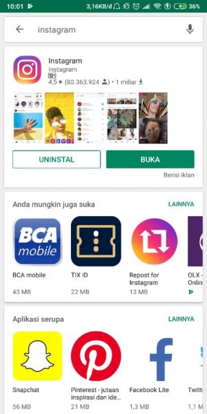 Cara mengembalikan Fitur Superzoom Instagram yang tidak muncul 10 uninstal aplikasi