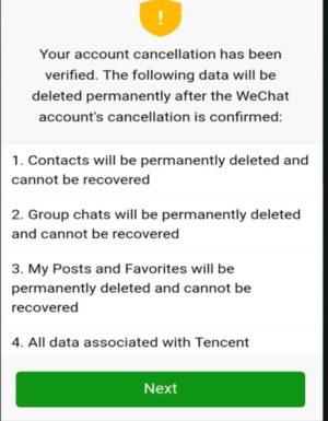Cara menghapus (permanen) akun wechat 11 Cara menghapus (permanen) akun wechat 10
