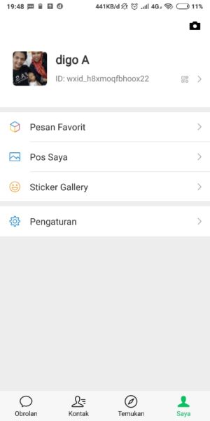 Cara menghapus (permanen) akun wechat 4 Cara menghapus (permanen) akun wechat 3