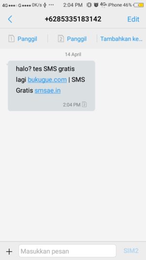 Cara kirim SMS gratis (tanpa pulsa) kesemua operator lewat Internet 24 Cara kirim SMS gratis (tanpa pulsa) kesemua operator lewat Internet 23