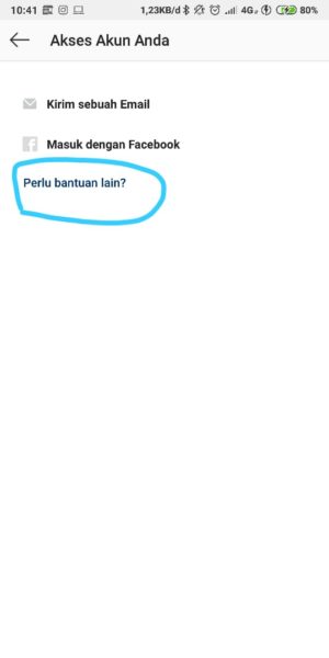 Cara mengembalikan akun Instagram yang di hack atau di bajak 18 tap "Perlu bantuan lain?"