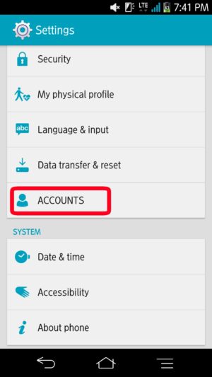 Cara logout dari akun gmail di ponsel ataupun pc 1 Pilih menu akun (accounts)