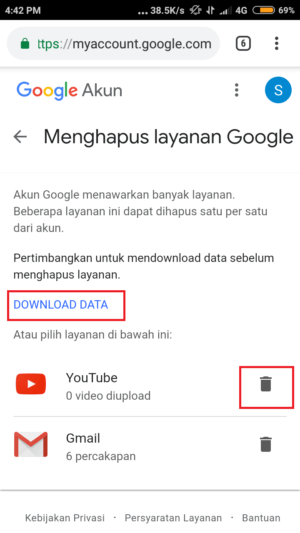 Cara menghapus akun gmail (atau akun google) 17 Cara menghapus akun gmail (atau akun google) 16