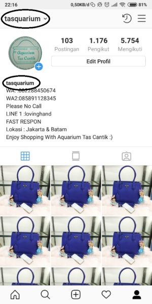 Cara mengganti nama dan username di instagram 7 Username dan nama berhasil diubah