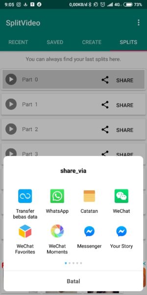Cara menampilkan video durasi panjang di status Whatsapp 8 pilih aplikasi