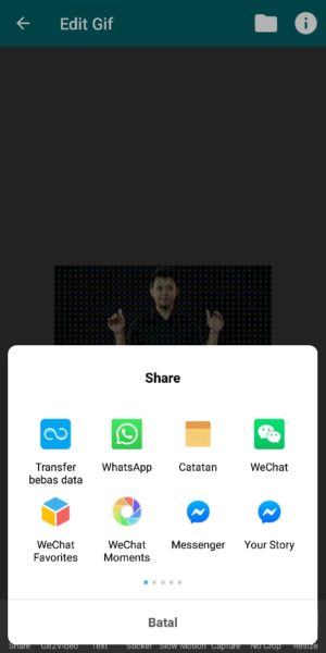 Cara menampilkan video durasi panjang di status Whatsapp 20 pilih whatsapp