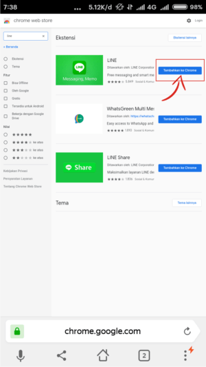 Bisakah pakai 1 akun Line di 2 HP ? 13 Tambahkan ekstensi Line di Yandex Browser.