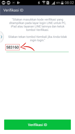 Bisakah pakai 1 akun Line di 2 HP ? 19 Masukkan kode verifikasi tadi di HP pertama.