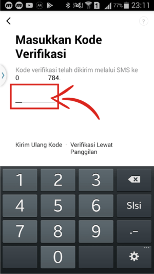Bisakah pakai 1 akun Line di 2 HP ? 3 Masukkan kode verifikasi yang dikirim Line.
