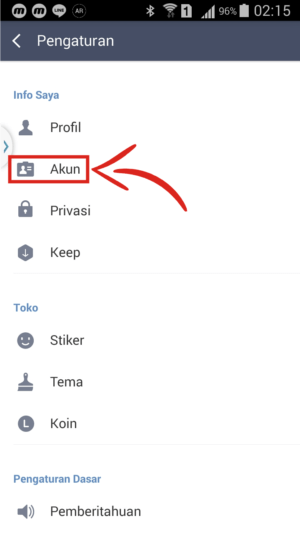 Bisakah pakai 1 akun Line di 2 HP ? 8 Klik akun untuk memasukkan alamat email kamu.