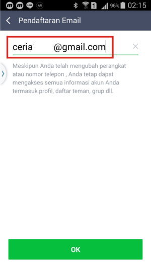 Bisakah pakai 1 akun Line di 2 HP ? 10 Masukkan alamat email kamu.