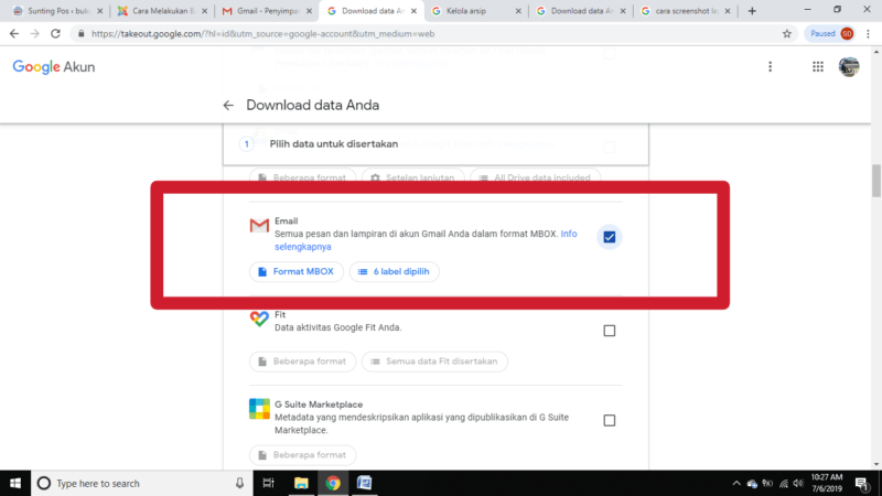 Cara mem-backup pesan email di inbox Gmail ke komputer kamu 12 Cara mem-backup pesan email di inbox Gmail ke komputer kamu 11