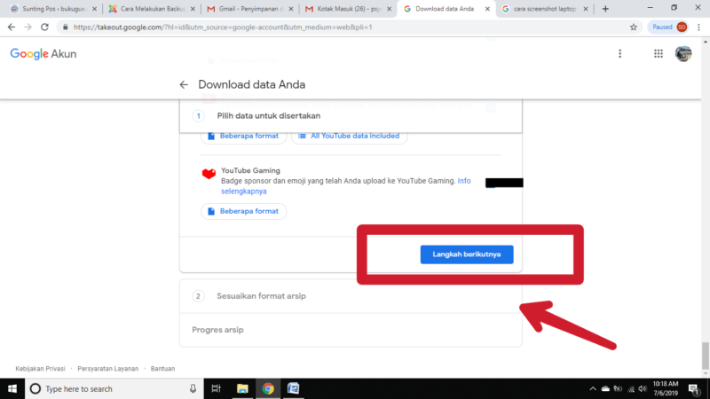 Cara mem-backup pesan email di inbox Gmail ke komputer kamu 14 Cara mem-backup pesan email di inbox Gmail ke komputer kamu 13