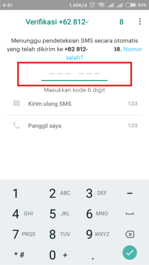 Cara keluar dari grup WhatsApp tanpa diketahui anggota grup 16 Masukkan kode verifikasi yang masuk ke nomor telp baru kamu.