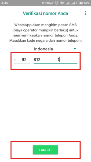 Cara keluar dari grup WhatsApp tanpa diketahui anggota grup 23 Masukkan nomor lama kamu.