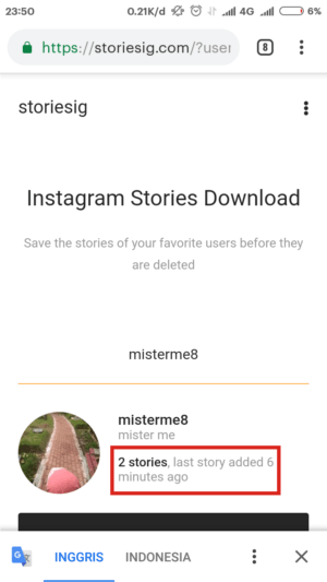 Cara melihat Instagram Story tanpa diketahui empunya story 6 Nama pengguna akun yang kamu incar muncul, disertai jumlah storiesnya.