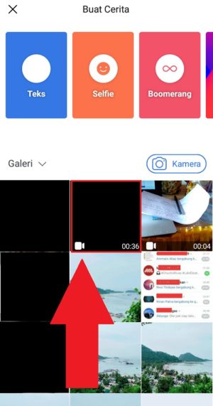Cara upload lagu (musik) ke Facebook 2 Memilih file ber-format video musik yang ingin di unggah