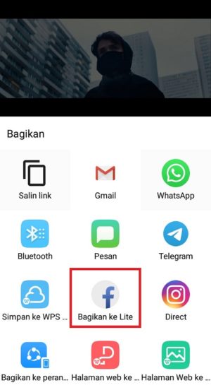 Cara upload lagu (musik) ke Facebook 5 Memilih platform untuk membagikan video