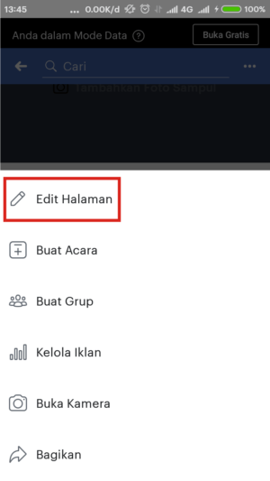 Cara membuat pesan balas otomatis (auto-reply) di Facebook Fanpage 5 Pilih edit halaman untuk mengaktifkan auto reply.