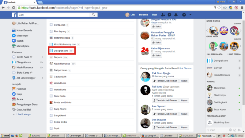 Cara membuat pesan balas otomatis (auto-reply) di Facebook Fanpage 12 Pilih salah satu Halaman/Fanpage yang mau diaktifkan fitur auto replynya.