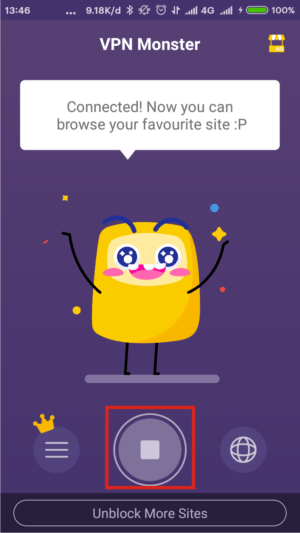 Cara mengatasi “Kesalahan Jaringan yang tidak diketahui” di Instagram 5 VPN sudah aktif.