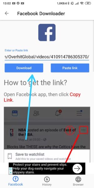 Cara download video di facebook 21 Pilih Download