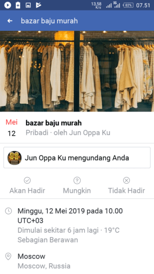Ukuran foto di facebook untuk foto profil, sampul, cover acara, grup, dll 17 Foto sampul acara
