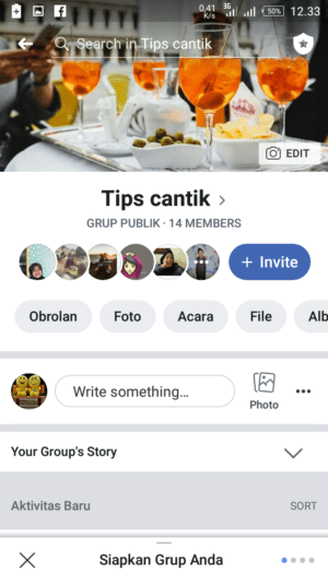 Ukuran foto di facebook untuk foto profil, sampul, cover acara, grup, dll 20 Foto grup facebook