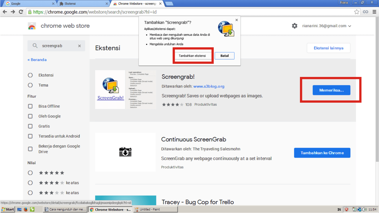Cara menggunakan Google Maps secara offline 13 Pasang ekstensi Screengrab di Google Chrome.