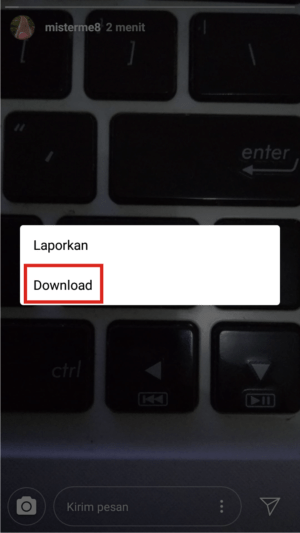 Apa itu Instagram mod? Kelebihannya dibandingkan Aplikasi Instagram biasa 9 Setelah itu klik download untuk mengunduh story.