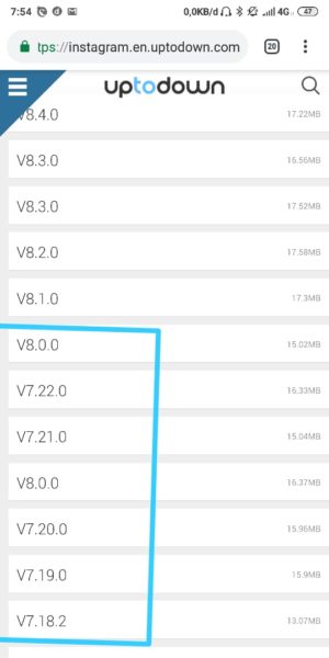 Cara menurunkan versi instagram ke versi lama 7 list instagram versi lama