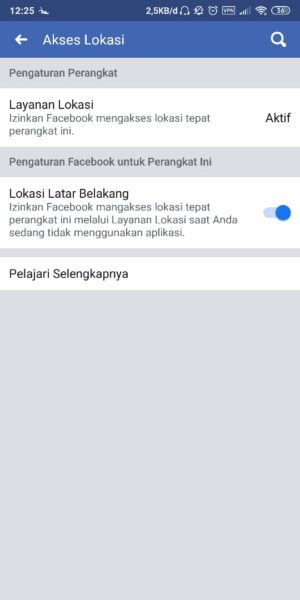 Cara mengaktifkan (dan menonaktifkan) lokasi di Facebok 6 Cara mengaktifkan (dan menonaktifkan) lokasi di Facebok 5
