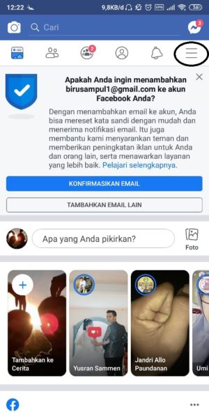 Cara mengaktifkan (dan menonaktifkan) lokasi di Facebok 2 Cara mengaktifkan (dan menonaktifkan) lokasi di Facebok 1