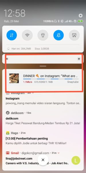 Cara download video di Instagram lewat HP atau PC 14 Proses Download