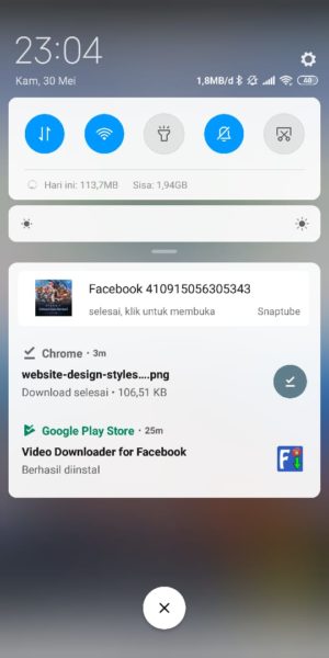 Cara download video di facebook 16 Video Otomatis Terdownload