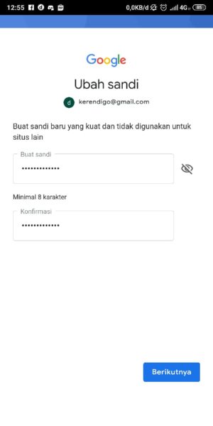 Lupa Password Gmail kamu? Ini 5 cara mengatasinya 19 Masukkan Password Baru