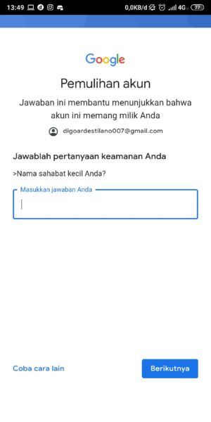 Lupa Password Gmail kamu? Ini 5 cara mengatasinya 20 Jawab Pertanyaan dari Google