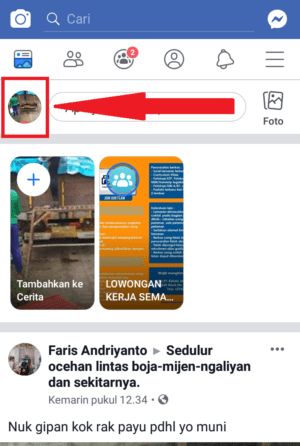 Cara menyatukan Foto Profil dan Sampul di Facebook 2 Cara menyatukan Foto Profil dan Sampul di Facebook 1