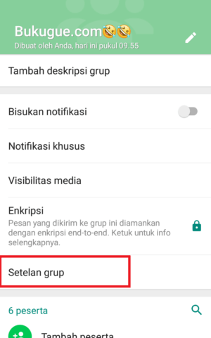 Cara mengbungkam anggota group di whatsapp 6 Cara mengbungkam anggota group di whatsapp 5